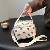 Women’s Corduroy Cartoon Shoulder Bag – Large-Capacity Trendy Crossbody Handbag