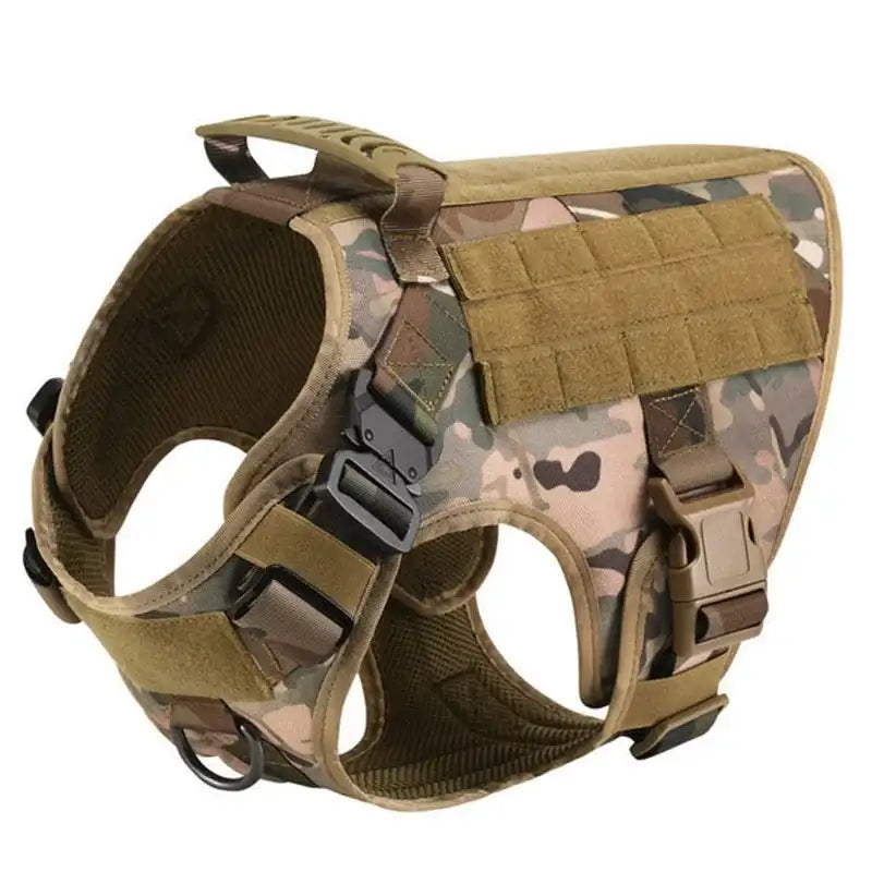 Large Dog Harness & Leash Set – Training & Walking Vest with Collar for German Shepherd, Malinois & Medium/Large Dogs