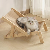 Sisal Cat Scratcher Bed Hammock – Natural Sisal Scratching Pad & Cozy Cat Chair for Indoor Cats (Large-Size)