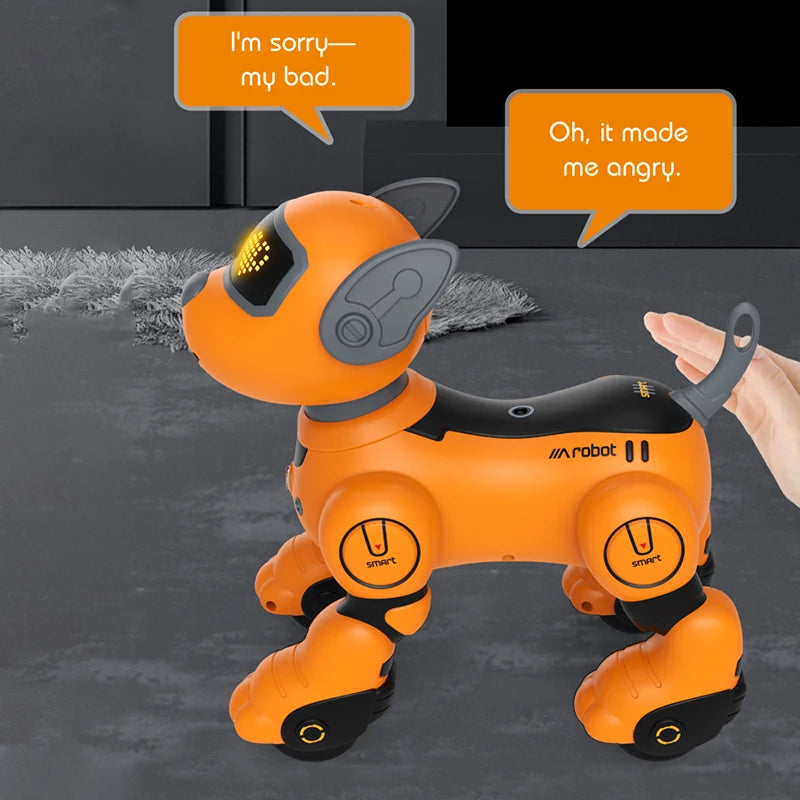 RC Robot Dog – Intelligent Voice Dialogue Programmable AI Smart Pet Toy, Electric Educational Robot for Kids Boys & Girls