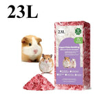 Natural Paper Small Pet Bedding – 23L/50L Dust-Free, Odor Control & Moisture Absorbent Shavings for Hamsters, Rabbits & Guinea Pigs