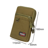 EDC Tactical MOLLE Waist Bag – Outdoor Fanny Pack & Phone Pouch | Belt-Mounted MOLLE Coin Purse for Camping & Hiking