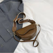 2025 Trend Women’s Minimalist Saddle Crossbody Bag – Niche Fashion Underarm Shoulder Purse for Daily Casual Wear