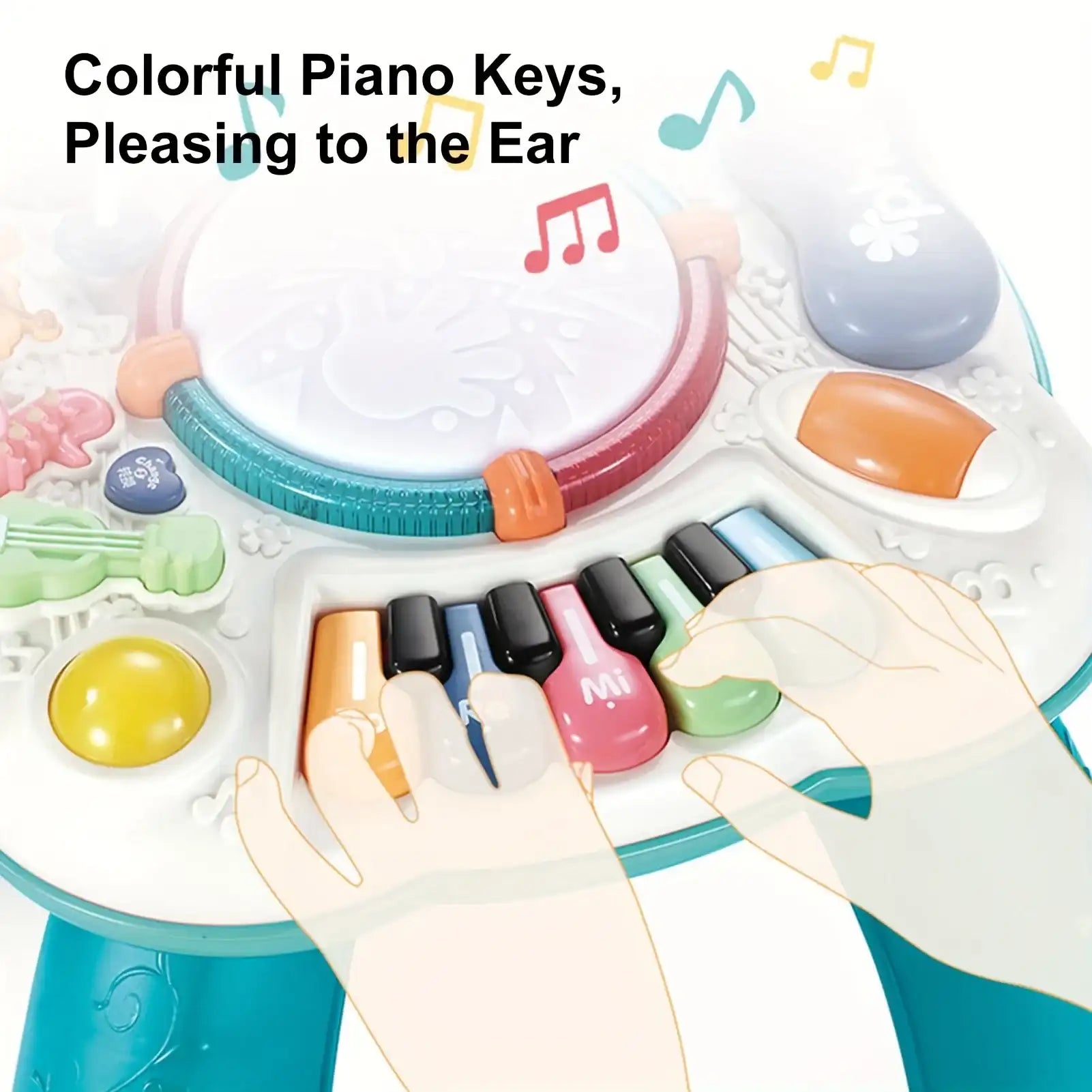 Baby Activity Table – Multi-Function Early Education Music Table & Children’s Learning Table with Sound & Light Activity Center