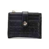 Unisex Retro Printed Wallet – Classic Portable Card Holder, Zero Wallet & Universal PU Leather Money Purse