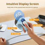 HTVRONT 2nd Gen Portable MINI Heat Press Machine DIY Auto Easy Heating Transfer Iron On HTV for Clothes Bags Shoes Hat T-shirts - PulinGO