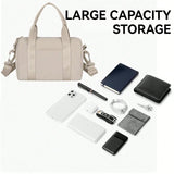 Women’s small square tote bag – large-capacity waterproof handbag with compartments, cute fashionable shoulder or hand carry bag