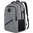 Unisex 15.6" School Laptop Backpack – USB Charging Water-Resistant Bookbag for Teen Boys & Girls | Men & Women Student Daypack