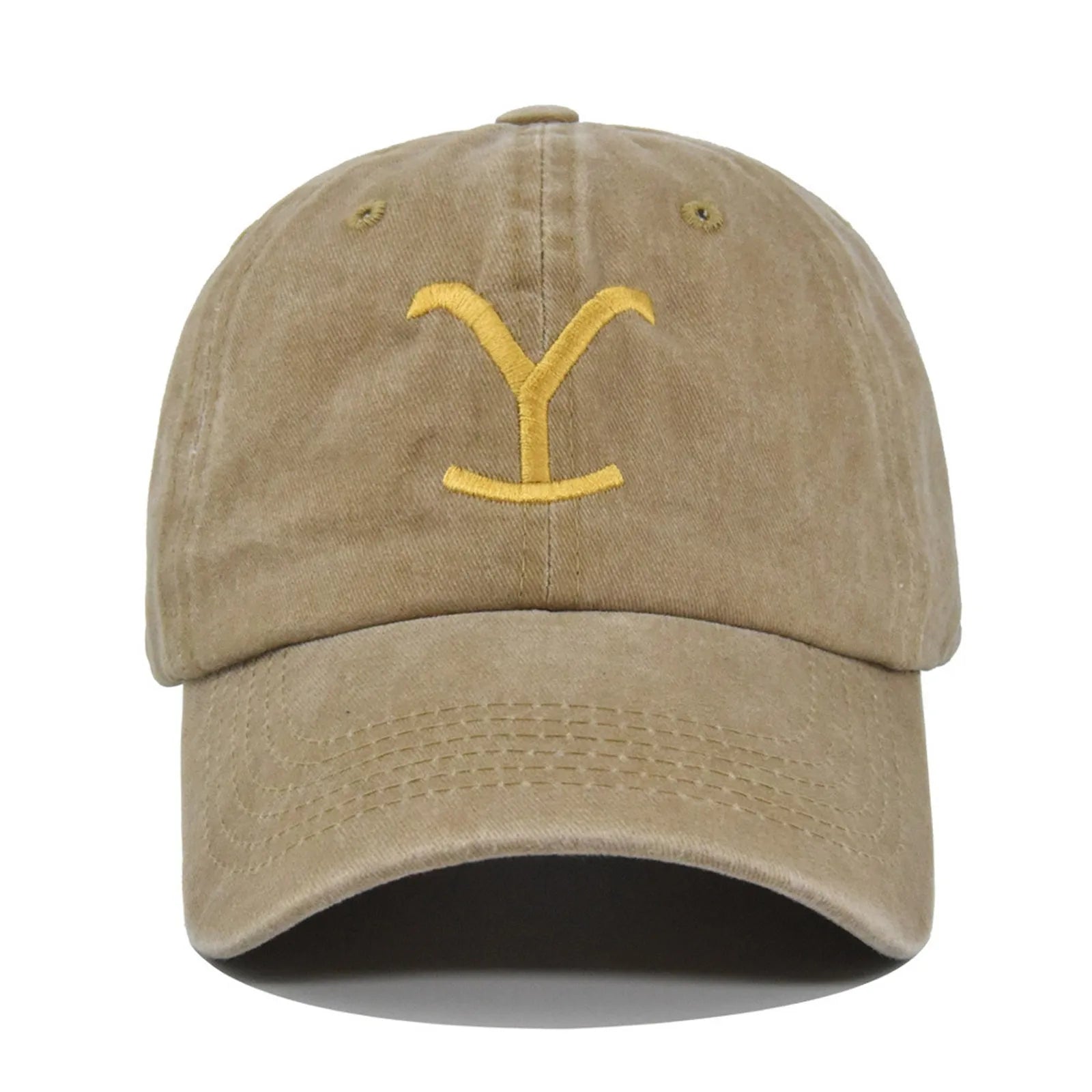 Yellowstone Dutton Ranch Embroidered Baseball Cap – Distressed Ponytail Hat with Sun Protection
