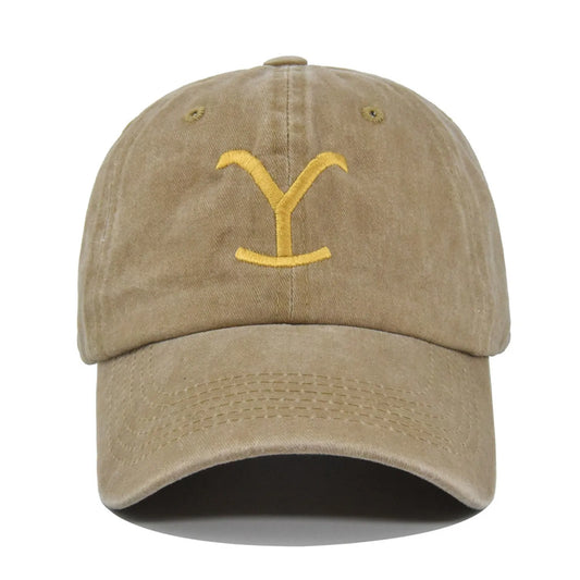 Yellowstone Dutton Ranch Embroidered Baseball Cap – Distressed Ponytail Hat with Sun Protection