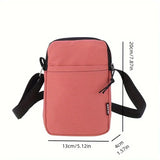 Women’s Casual Mobile Phone Crossbody Bag — Simple Vertical Shoulder Messenger Purse