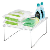 rPET Clear Stacking Shelf – Under Sink & Bathroom Organizer Rack for Countertop Storage