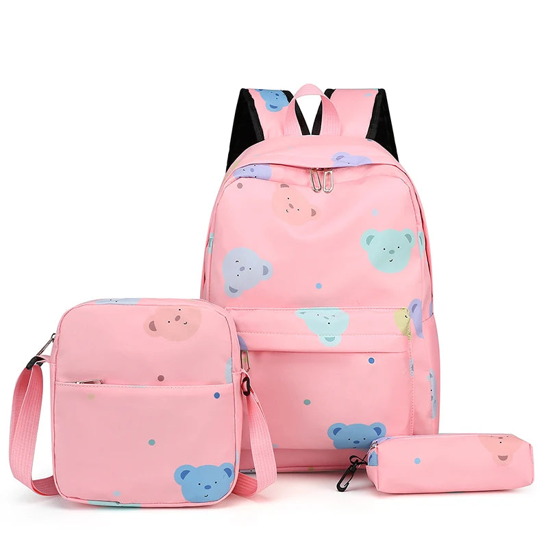 Chic Korean-Japanese Style Large Capacity Student Backpack – Junior & High School Teen Girls