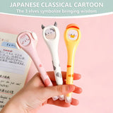 White Calibration Tape with Cute Pen Applicator – Quick Drying Japanese White-Out