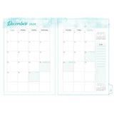 2025 Weekly Planner – A5 Spiral-Bound Monthly Calendar Notebook for Office & School 📅