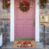 Colorful Christmas Welcome Mat – Fun Outside Entrance Doormat Rug for Home Decor 🎄✨