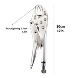 12-Inch Heavy-Duty Locking Pliers – Adjustable Multi-Tool Clamp | ToughBuilt Tiger-Style Pliers for Industrial & Workshop Use