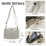 Women’s Multi-Functional Nylon Crossbody Bag – Waterproof Small Phone Shoulder Bag (Korean Minimal Style)