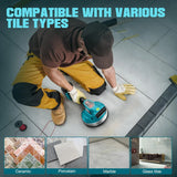 Seesii 12-Speed Tile Laying Machine – Cordless 160mm Large Suction Tile Vibration & Leveling Tool