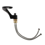 Modern Arc-Shaped Single-Handle Faucet – Matte Black Finish for Bathroom & Kitchen Sink