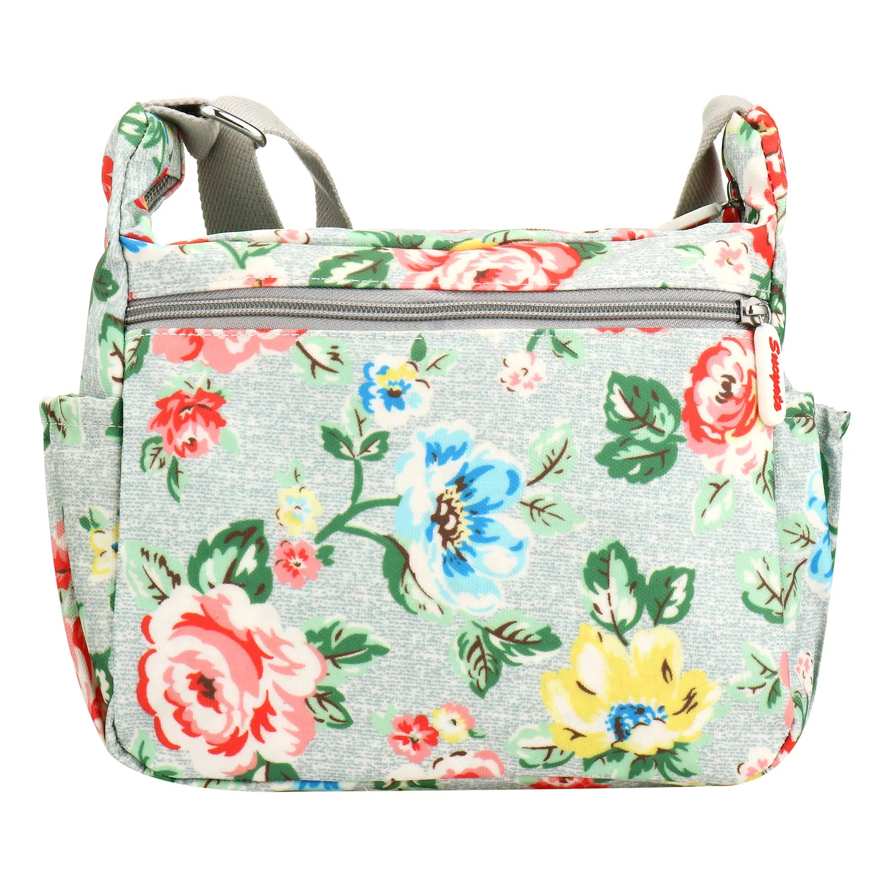 2025 Floral Multi-Pocket Waterproof Women’s Crossbody Bag – Lightweight Shoulder Messenger Handbag for Daily Use