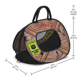 Collapsible Lightweight Cat Carrier with Zipper Lock – Portable Travel Bag for Cats & Kittens with Ventilated Mesh Panels