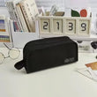Simplicity Multifunctional Canvas Pencil Case – High-Capacity Stationery Storage Bag