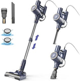 DEVOAC Corded Vacuum Cleaner 600W 23 kPa – 6-in-1 Hand-Stick Vacuum with HEPA Filtration