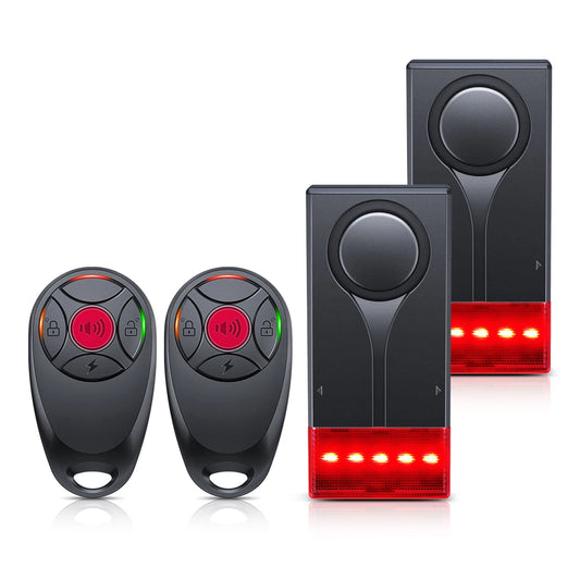 🚗 ELECPOW Wireless Car Vibration Alarm – 108dB Anti-Theft Alarm with Light for Car, Bike & Motorcycle Security