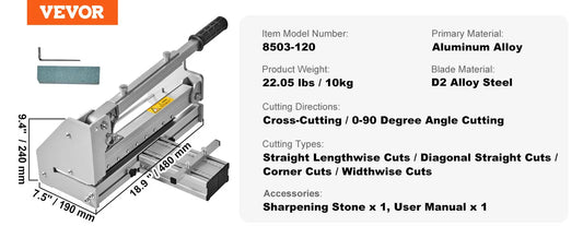 VEVOR 13-Inch Floor Cutter – Effortless Vinyl Plank, Laminate & Hardwood Siding Cutting Tool ⚒️🏠