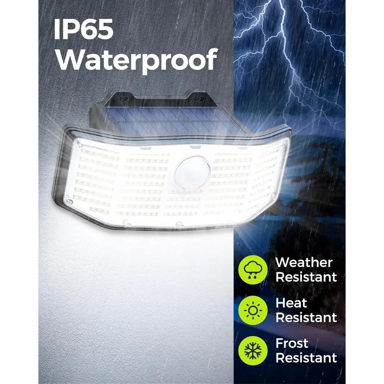 Solar Outdoor Lights 2-Pack – 252 LED Motion Sensor Flood Lights, IP65 Waterproof Security Lamps for Backyard, Patio & Garden