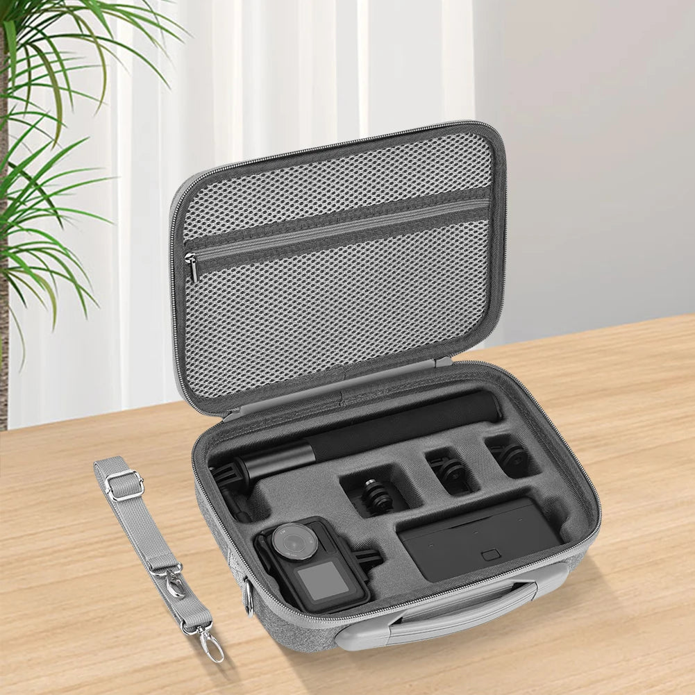 Hard-Shell Carry Case for DJI Osmo Action 5/Action 5 Pro – Waterproof with Shoulder Strap