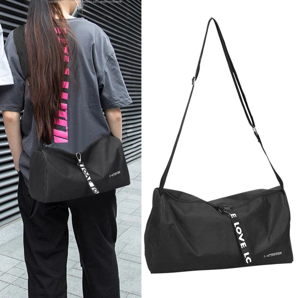 Portable yoga & gym sports bag – multifunction 600D nylon fitness handbag with adjustable strap for training, travel & weekend use