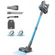 YISORA N300 Cordless Upright Vacuum Cleaner – 20 kPa Powerful Stick Vacuum for Carpet & Hard Floor, Ultra-Lightweight