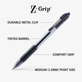 Retractable Ballpoint Pens – 3-Pack (7 Pens Each) 1.0mm Black Ink Smooth Writing with Soft Grip 🖊️