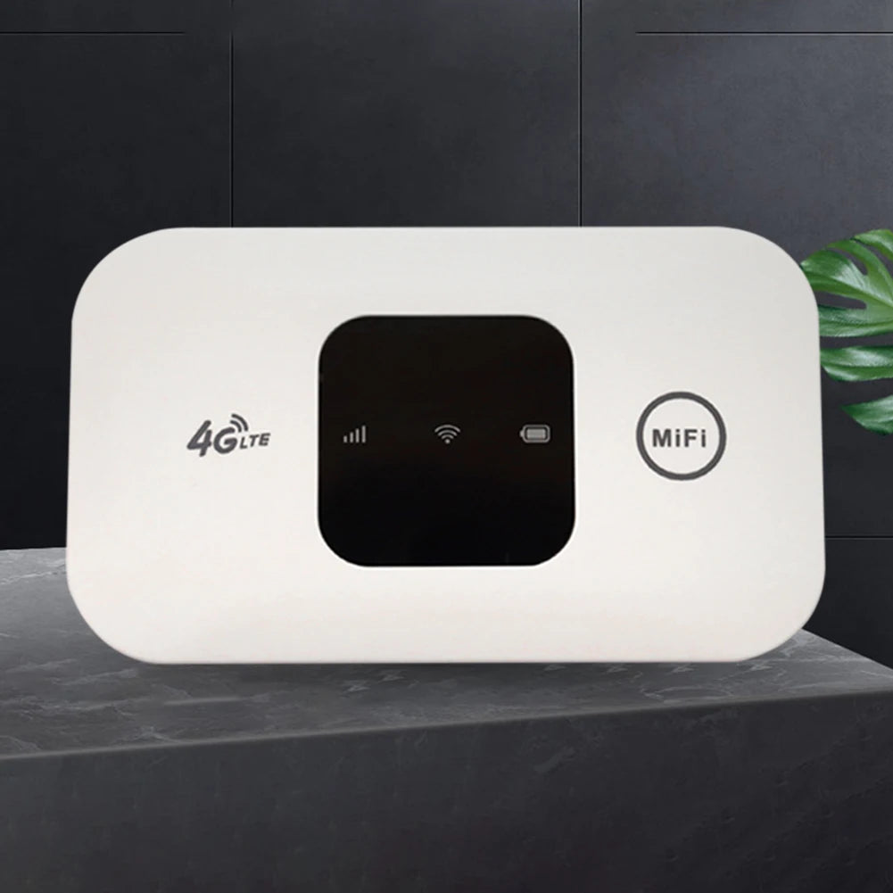 150Mbps 4G Mobile Hotspot – Portable Pocket WiFi Router with SIM Card Slot & 2100mAh Battery for Wide Coverage