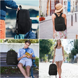 Unisex 15.6" School Laptop Backpack – USB Charging Bookbag for Teen Boys & Girls | Casual College Daypack for Men & Women