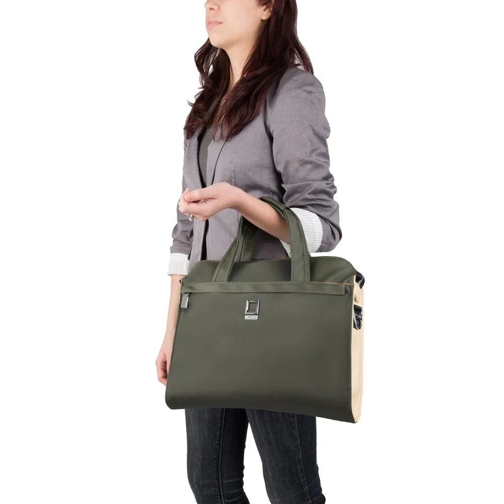 Business Waterproof Laptop Messenger Bag – 12–13.3″, Adjustable Shoulder Strap, Sleek & Professional
