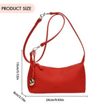Women’s PU Leather Trendy Hobo Bag – Adjustable Strap Crossbody Tote Handbag