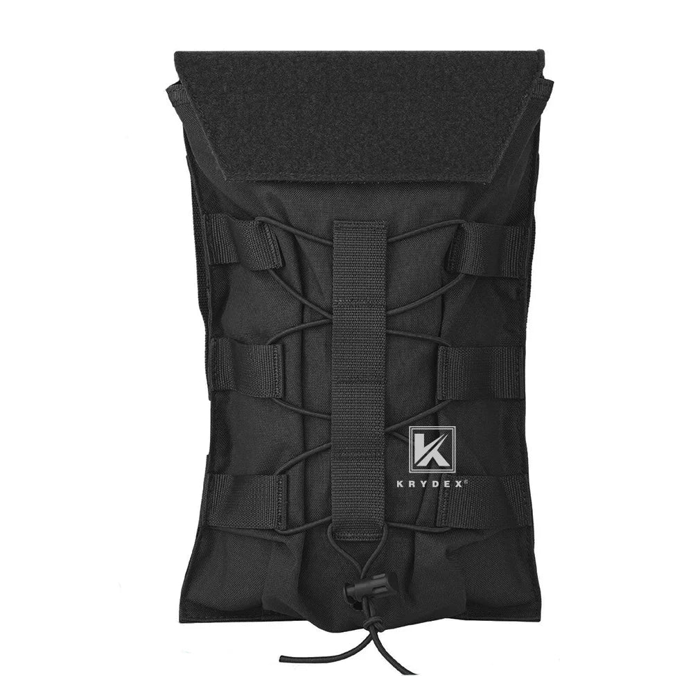 KRYDEX 500D Tactical Hydration Carrier – MOLLE 50oz Water Bladder Pouch | 1.5L Outdoor Hiking Hydration Pack