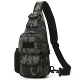 Men’s Casual Outdoor Chest Bag – Multi-Functional Sports Shoulder Messenger with Water Bottle Pouch & Crossbody Design