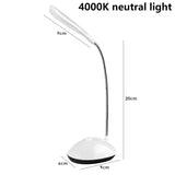 💡 LED Desk Lamp with Calendar, Temperature & Clock – USB Rechargeable Wireless Table Lamp with Touch Control & Night Light