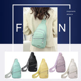 PU Leather Shoulder Messenger Bag — Solid-Color Satchel Purse for Women & Girls