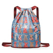 Foldable Drawstring Sports Backpack – Unisex Casual Knapsack with Dry & Wet Separation