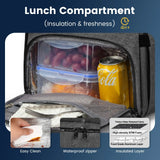 “Insulated Backpack Lunch Bag with USB Port – Waterproof Leak-Proof Cooler Case”