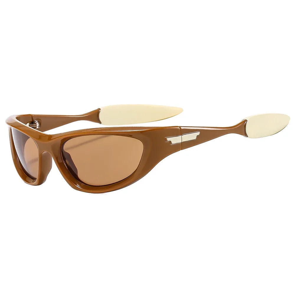Luxury Y2K Sunglasses – Vintage Punk Designer Shades with UV400 Protection for Men & Women, Sport & Riding Goggles