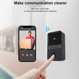 WiFi Video Doorbell Mini – Wireless Smart Home Security Doorbell with Two-Way Audio, Photo Recording & Long Standby Battery