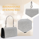 Women’s Luxury Rhinestone Clutch – Shiny Diamond Evening Purse with Large Capacity for Weddings, Parties & Elegant Events