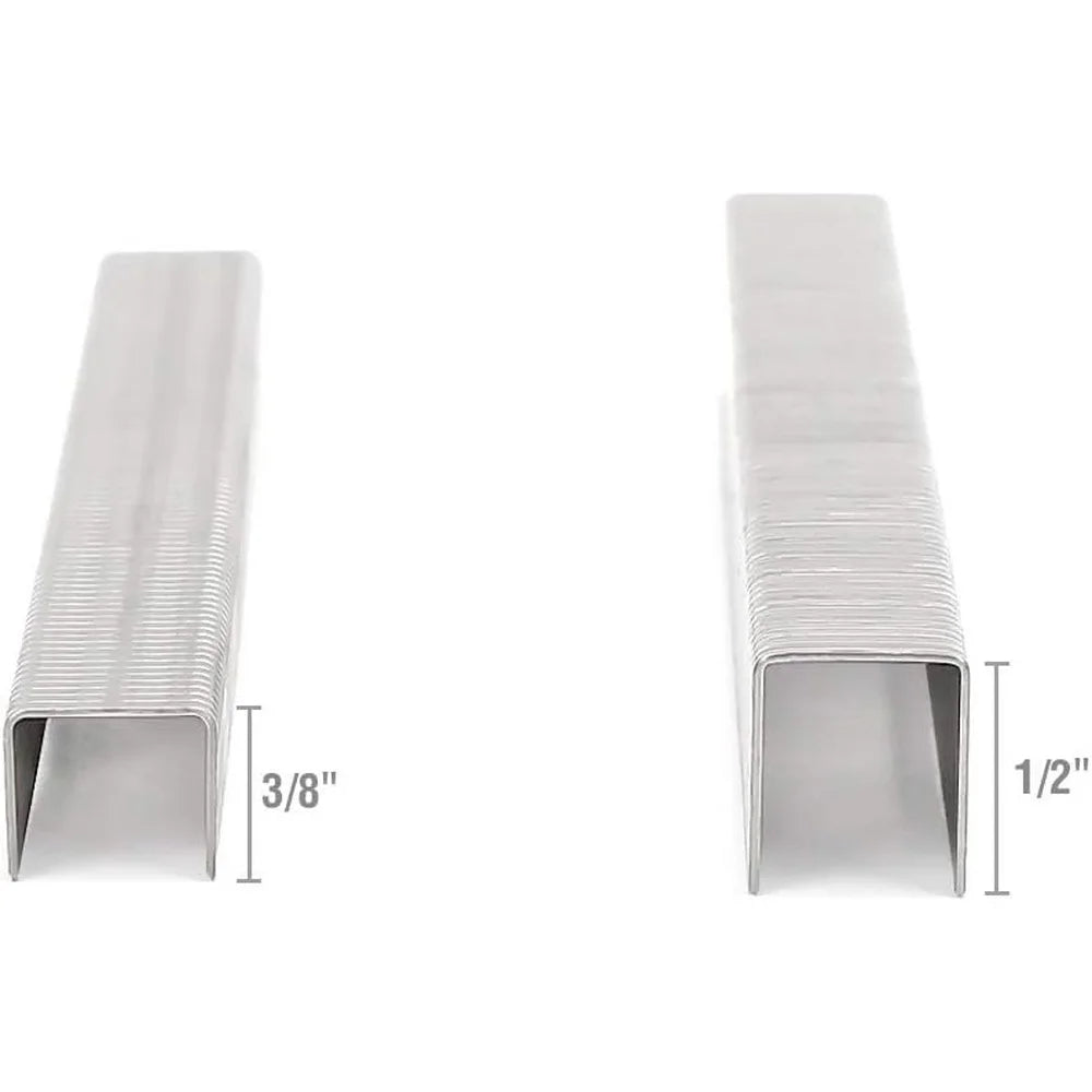 T50 Heavy-Duty Stainless Steel Staples – 1,000-Pack, Corrosion-Resistant for Upholstery & Insulation