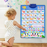Electronic Interactive Alphabet Wall Chart – Tap-&-Learn ABCs with Sound, Dual-Language (English/Spanish) & 26 Water-Painting Cards 🎨